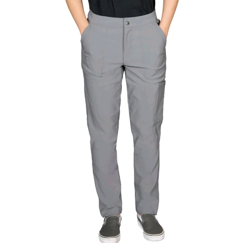 Columbia gray lined active casual hiking outdoor pants size 12‎